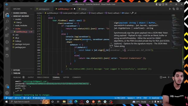 Build a Social Media App in React Native using Nodejs & MongoDB ( Day - 9 ) | React Native Projects смотреть онлайн