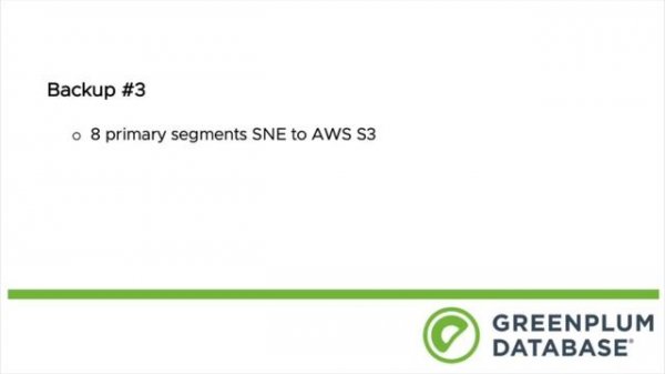 Greenplum: Restoring to different segment count clusters with gpbackup & gprestore