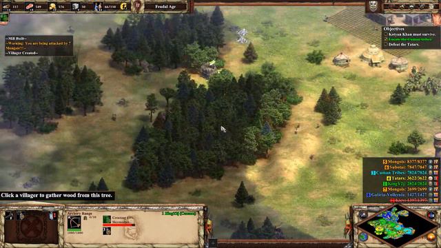 Age of Empires II, Definitive Edition - Kotyan Khan, The battle at the Kalka River, mission 2 смотреть онлайн