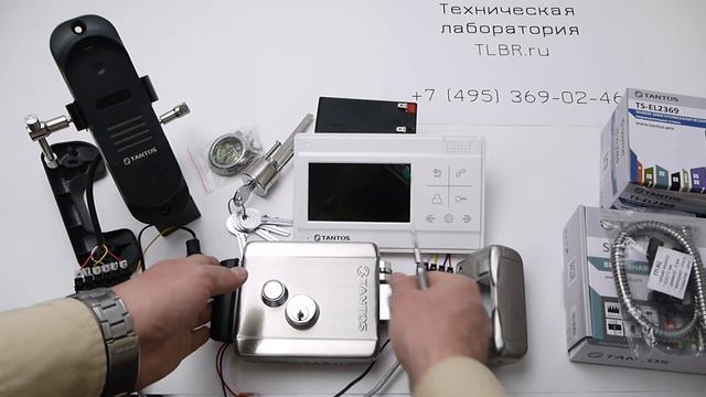 Видеодомофон с электрозамком, комплект. Tantos LILU, Stich, TS-EL2369 смотреть онлайн