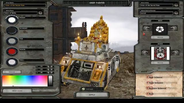 Dawn of War: SS Mod Sisters of Battle Units смотреть онлайн