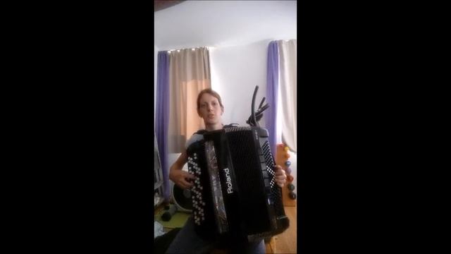 Händel Sarabande Roland Digital Accordion Harpsichord Free Bass смотреть онлайн