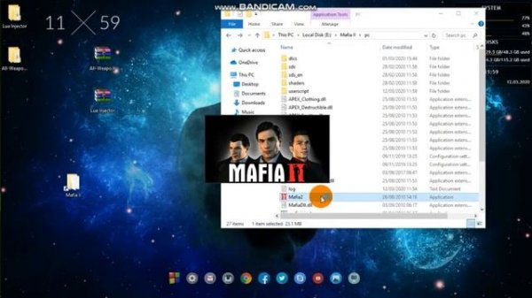 Mafia 2 - all weapons cheat lua script mod free download (Media Fire Link)