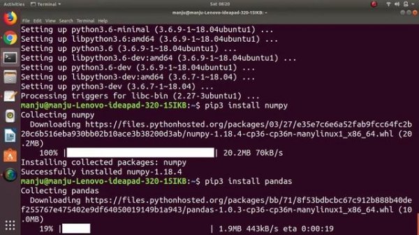 How to install python packages