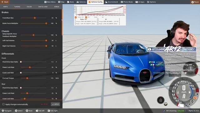 I Built A 1,000,000 Horsepower Bugatti Chiron In BeamNG