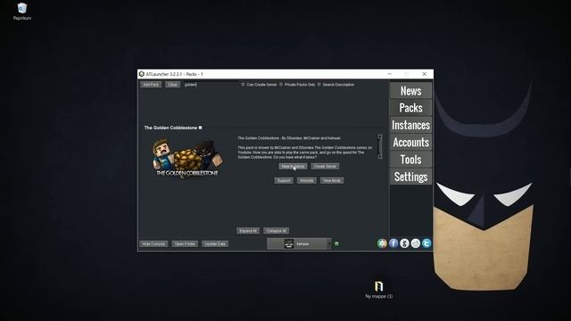 How To Download / Install The Golden Cobblestone Modpack смотреть онлайн