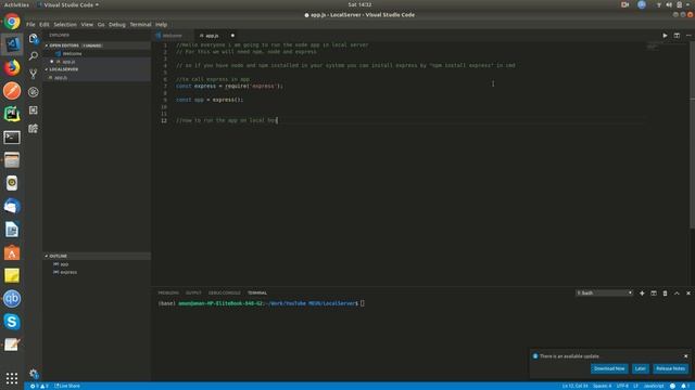 Running node js app on localhost смотреть онлайн