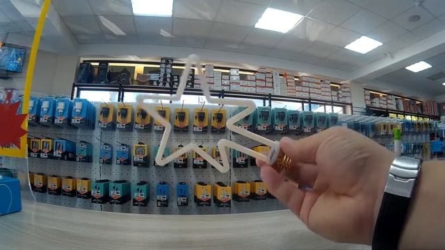 Пример свечения филаментной лампы THOMSON FILAMENT DECO BIG STAR 8W смотреть онлайн