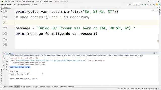 Python datetime Module || Introduction to Dates and Times смотреть онлайн