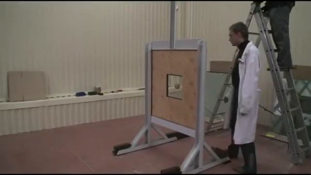 Испытания датчика разбития стекла Сонар часть 2 смотреть онлайн