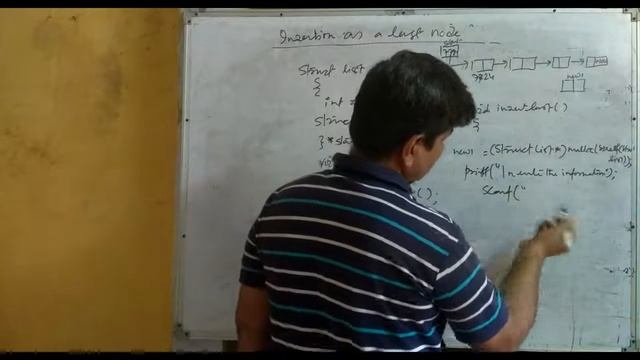 Adding a Last Node in Singly Linked List using C смотреть онлайн