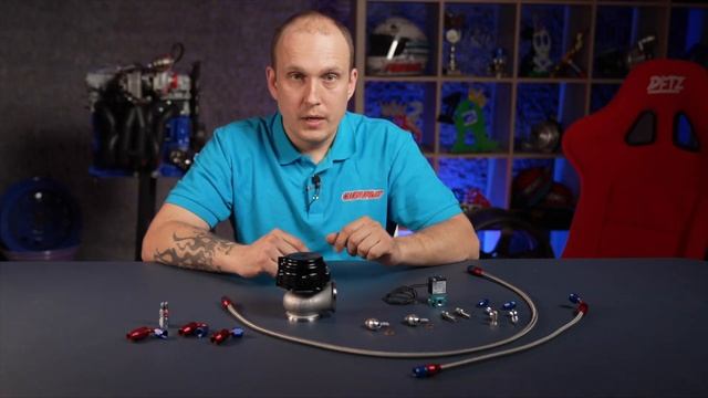 Подключение внешнего вестгейта армированным шлангами и фитингами AN4.Tial wastegate смотреть онлайн