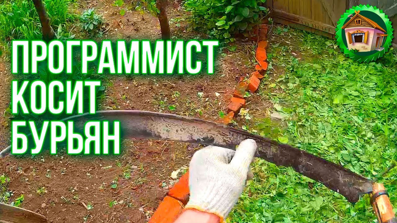 Программист косит бурьян. Как косить косой? Обкосили Дом. 22 серия смотреть онлайн
