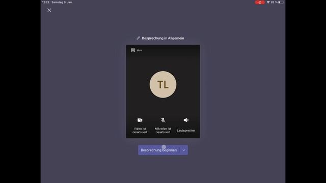 Vorbereitung des iPads für eine Teams-Videokonferenz (iPad OS 14.3) смотреть онлайн