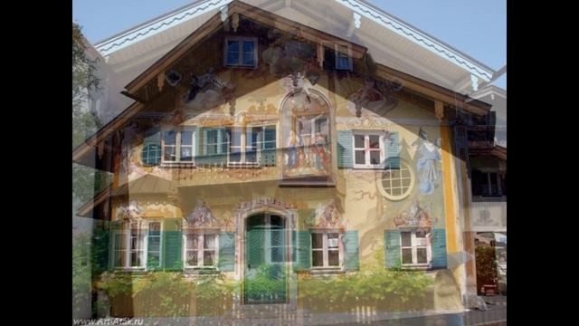 Роспись фасадов домов в Баварии смотреть онлайн