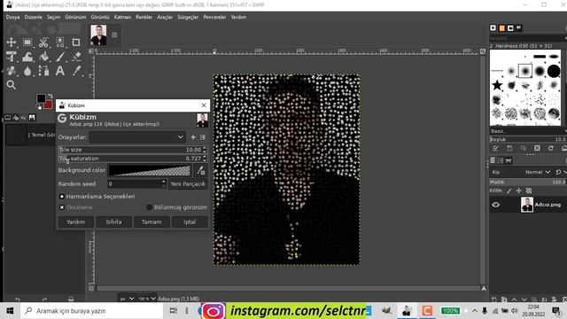 GİMP DERSLERİ 32 KÜBİZM SANAT AKIMI смотреть онлайн