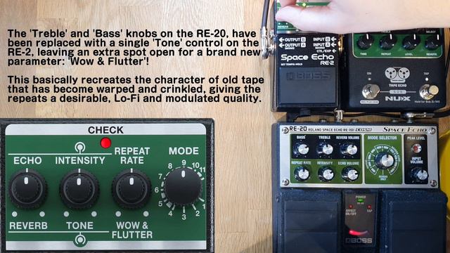 Space Echo comparison: Boss RE-2, NUX NDD-7, Boss RE-20 смотреть онлайн