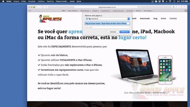 Útil: Como Organizar Sites Favoritos No Safari Do Mac - Guia Prático