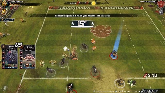 BLOOD BOWL 2 Gameplay #9 | TWO THROWS IN ONE GAME?! смотреть онлайн