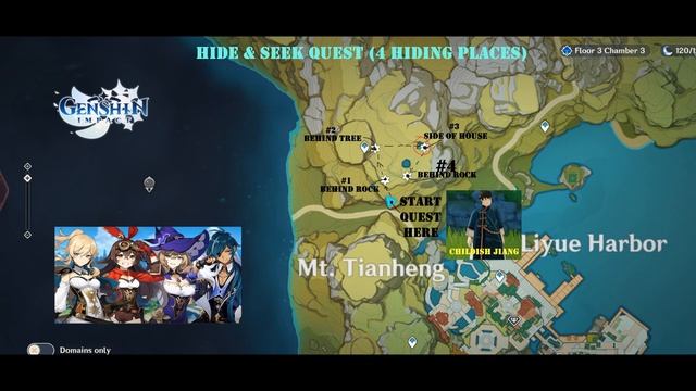Genshin Impact - Childish Jiang - Hide & Seek Quest Guide смотреть онлайн