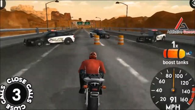 Highway Rider Motorcycle Racer | GamePlay Android/iPhone/iPod/iPad | Addictive Games смотреть онлайн