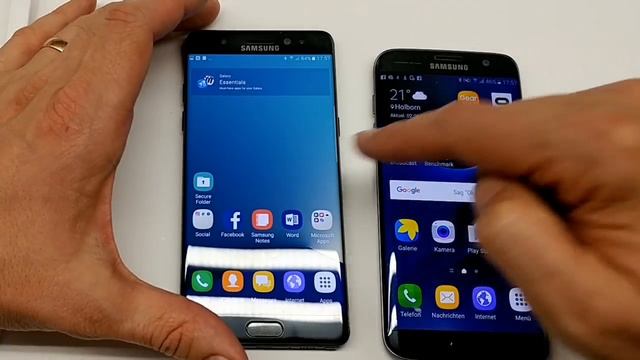 Samsung Galaxy Note 7 vs. Samsung Galaxy S7 edge - Alle Unterschiede! смотреть онлайн