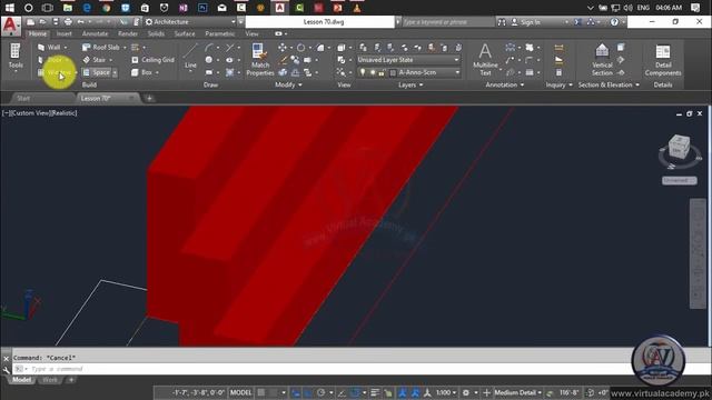 Autocad 3d house Modeling | How to make 3D house in autocad Architecture 2017 | Lesson 79 смотреть онлайн
