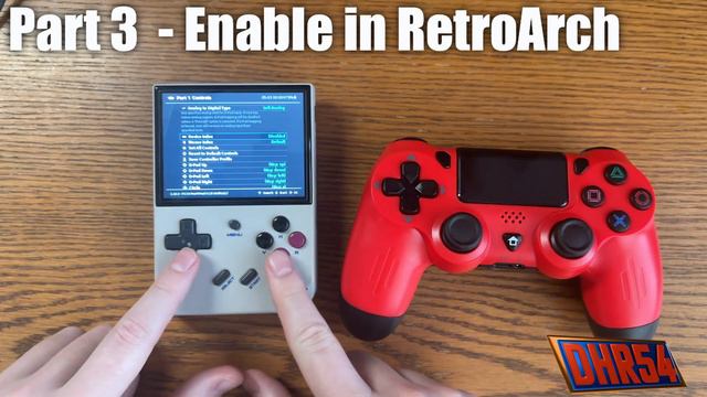 How To Pair Bluetooth Controllers Anbernic RG35xxPLUS RG35xxH Stock OS Controller Guide