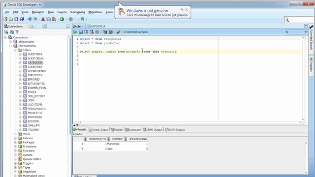 Tutorial Oracle SQL Join смотреть онлайн
