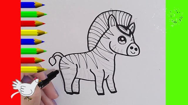 Как нарисовать МИЛЫЙ. просто, Рисунки для начинающих смотреть онлайн