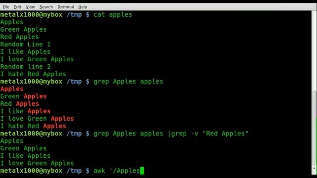 Finding some words and not other with GREP or AWK - BASH - Linux смотреть онлайн