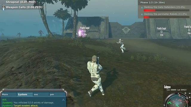 Entropia Universe - Robot incursion at Fort Medusa(shared loot) смотреть онлайн