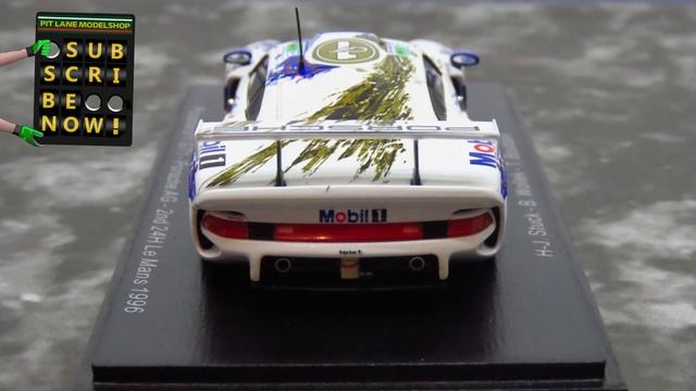 24h Le Mans 1996 - Porsche AG 911 GT1 #25 - Spark 1:43 model car review смотреть онлайн