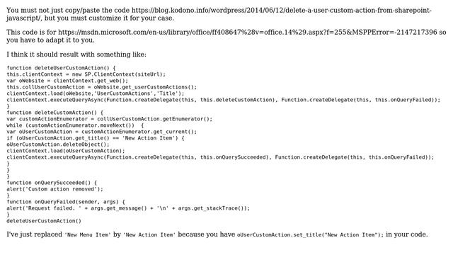 Sharepoint: Delete User Custom Action (2 Solutions!!) смотреть онлайн