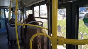 Поездка на автобусе ЛиАЗ 5293.70  67 маршрут Мкрн. Крутые ключи - ЖД вокзал. Самара