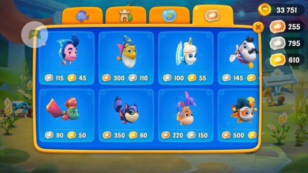 Fishdom Особые ваучерные рыбки (Special voucher fish) Обзор