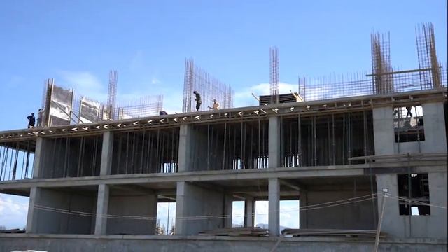 В НОВОЙ ШКОЛЕ С. ГОЙТЫ НА 720 МЕСТ ВЕДУТСЯ МОНОЛИТНЫЕ РАБОТЫ