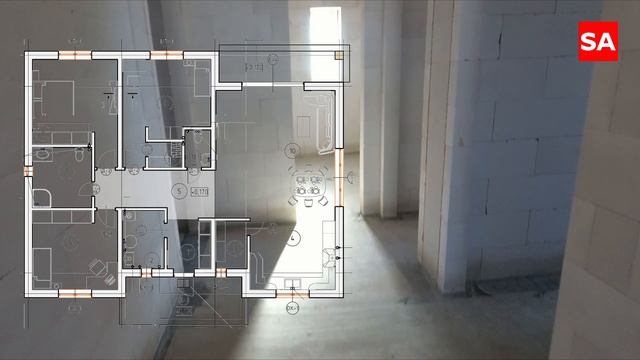 Обзор одноэтажного дома из газобетона по проекту Саввино: фасады, планировки, конструктив. смотреть онлайн