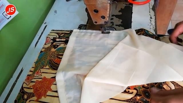 Cara Menjahit Furing Dan Tempat Kancing Sembunyi Pada Kemeja Batik | Batik Berfuring Part 3 смотреть онлайн