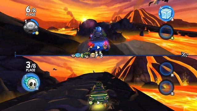 Rally Pro vs Micro Ex - Beach Buggy Racing 2 Island Adventure смотреть онлайн