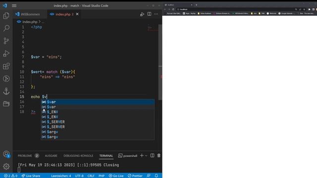 Wie man mit PHP Match umgeht (#9) смотреть онлайн