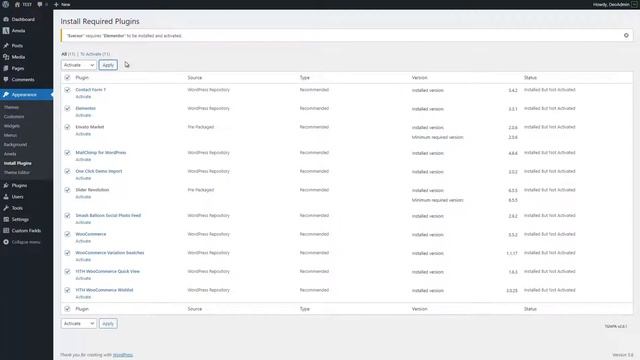 Amela WordPress Theme Installation and Demo Import смотреть онлайн