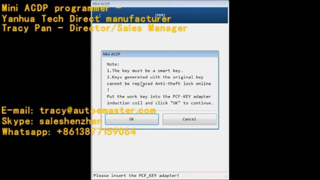 Yanhua Mini ACDP program MQB key via OBD!! смотреть онлайн