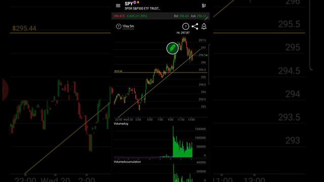 On Robinhood Making money on market crash - SPY Daytrade PUT смотреть онлайн