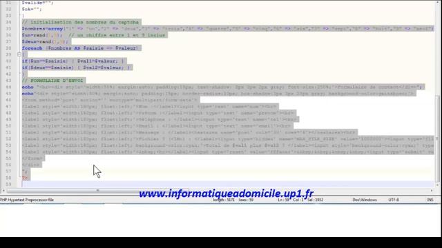 PHP : Faire un Captcha algébrique смотреть онлайн