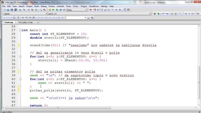 10 Generiranje in Min Max a смотреть онлайн