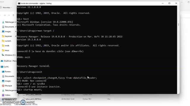 Oracle restore/recover case 4: lost of the current logfile смотреть онлайн