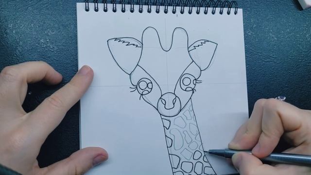 How to Draw a Giraffe ? Как нарисовать жирафа. смотреть онлайн