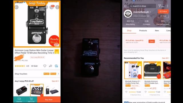 Ammoon Loop Station Mini Guitar Looper Pedal from Musicalbase. Ph na seller ng shopee ( SIRA) смотреть онлайн