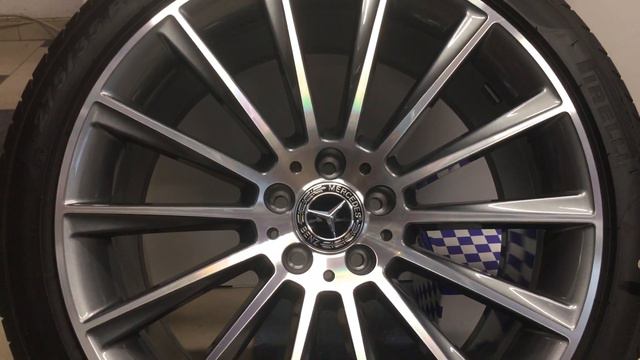 Wheels 20" Оригинал AMG Джанти Мерцедес 5x112 Mercedes W222 217 Гуми Pirelli смотреть онлайн